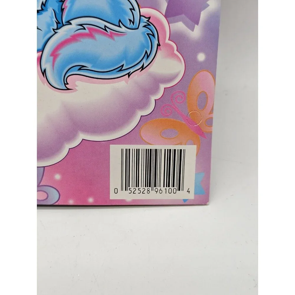 Vintage Lisa Frank Angel Girl With Cat Folder Y2K Rainbow
